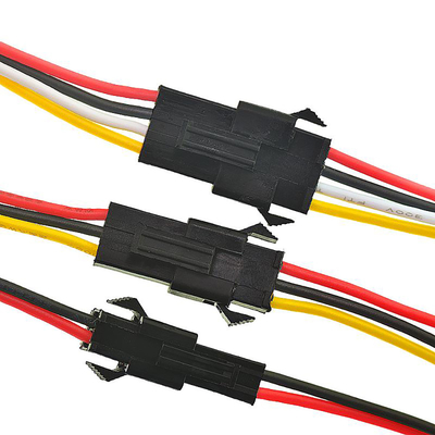 50mm Customized Cable Wire Assemblies Black 8P8C Tin Plated