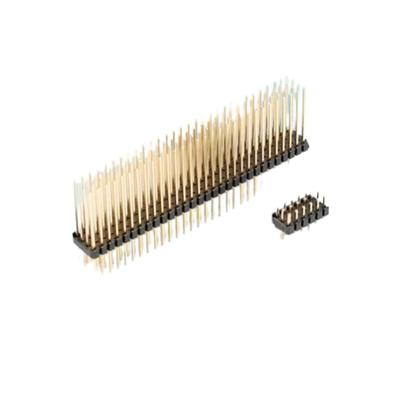 Gold Flash PCB Connector 2.0mm Pitch Through Hole Pin Header 2.54mm Pitch Male