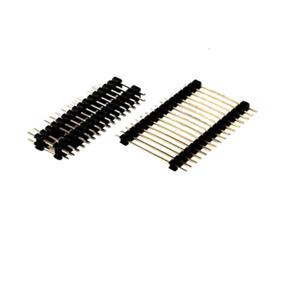 Gold Flash PCB Connector 2.0mm Pitch Through Hole Pin Header 2.54mm Pitch Male