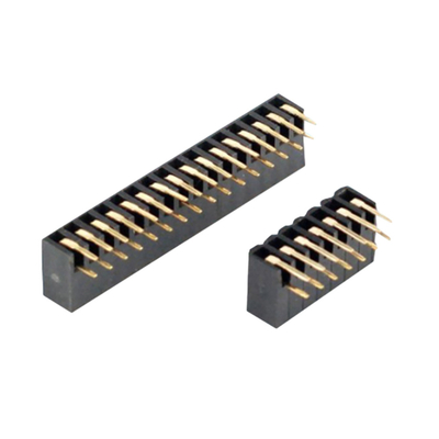 Straight Right Angle PCB Female Connector 0.5A To 3A Through Hole 2.54mm 2.0mm Pitch