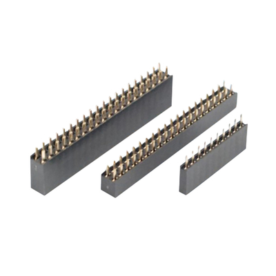1.27mm Pitch SMT Pin Header PCB Connector Dual Row 4P To 60P THT