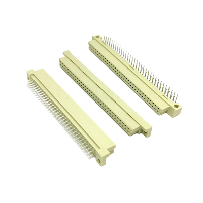 Din41612 2.54mm Pitch DIN Connector 48 Pin Female 3 Rows Socket Type C Through Hole Vertical Tray Packing