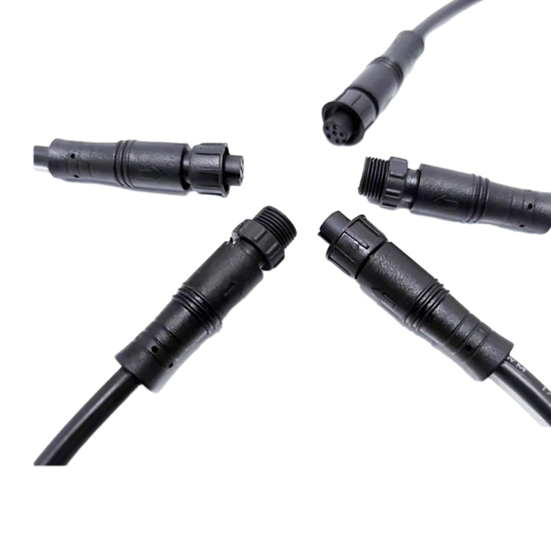 6 Pin M10 Waterproof Extension Cord 4 Ft Length For E Bike Quick Coupling
