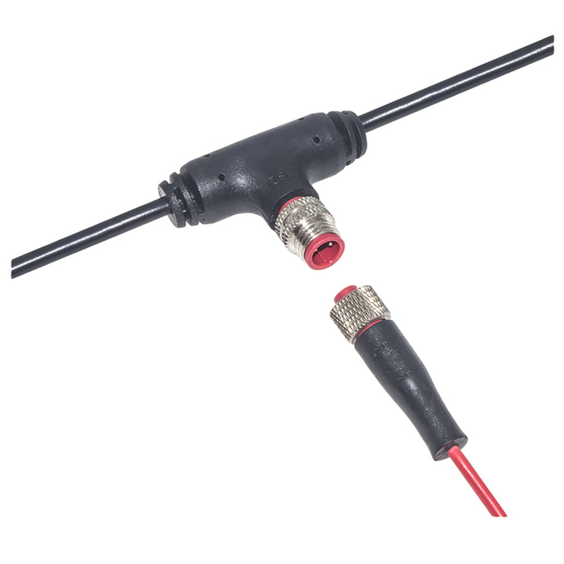 Male To Female Waterproof Electrical Cord , M16 Waterproof Cables With 100cm Length