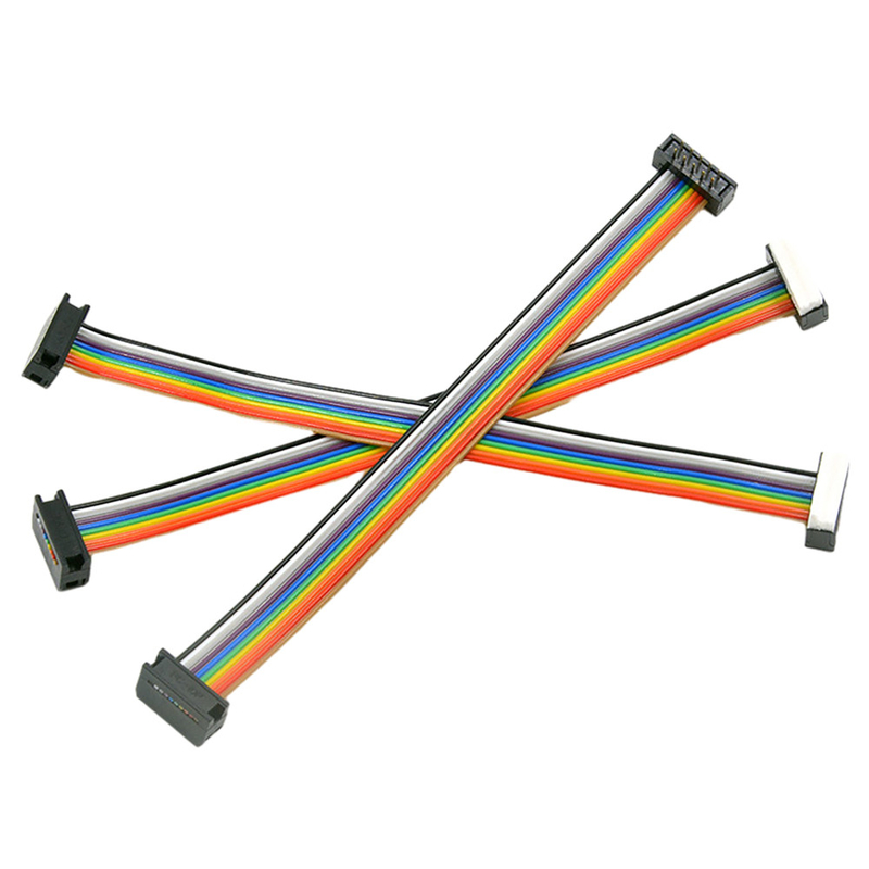Multicolor 1.27 Mm Pitch Ribbon Cable Assembly For Industrial Automation