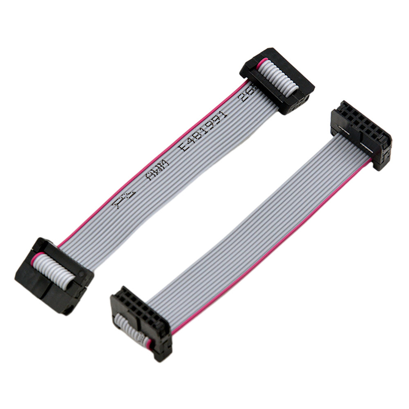 Flat Ribbon IDC Cable Assemblies With 2.00mm Pitch Dual Row 2x3 Pin 6 Pin Connector