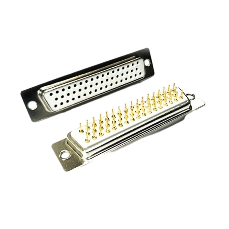 Round Contacts Printed Circuit Board Connectors , D Sub Connector 9 Pin 15 Pin 25 Pin