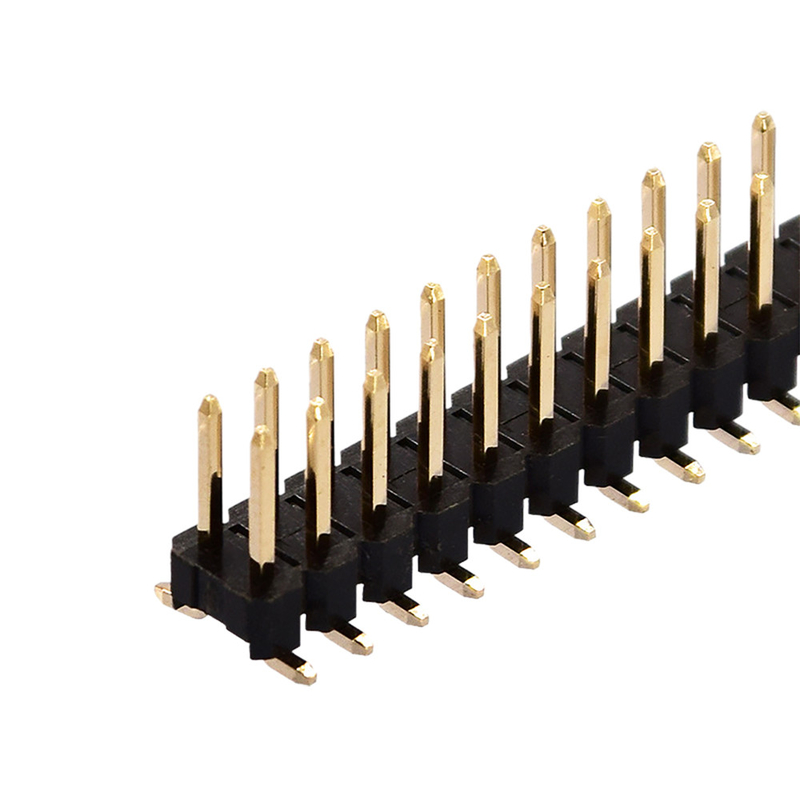 Straight Right Angle SMT Pin Header Connector Single Dual Row Type