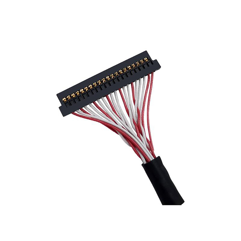 Multicore Cable Wire Harness Assembly 32AWG For Connector Contacts