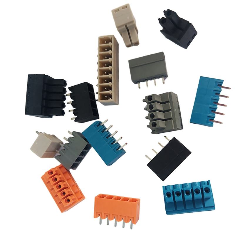 Colorful Plug Pcb Terminal Block 3.5mm/3.81mm/5.0mm/5.08mm/7.5mm/7.62mm Pitch