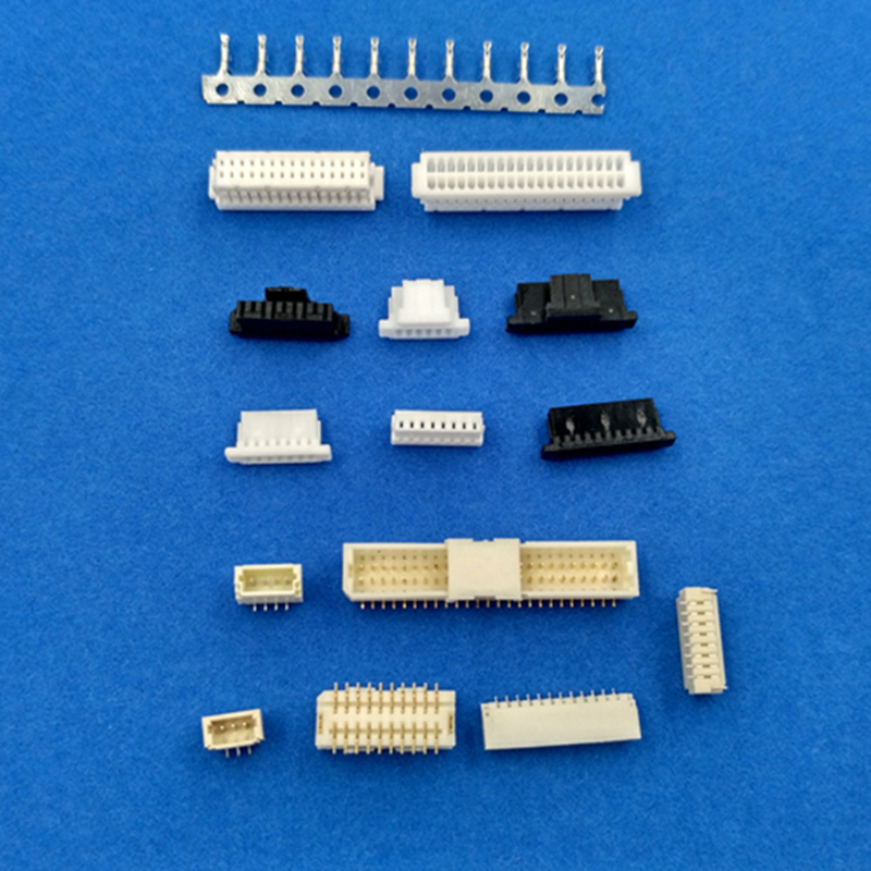 1.0mm Pitch PA66 Material Wire To Board Connector For JST SH Connector Crimp Housing